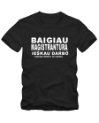 Baigiau magistrantūrą